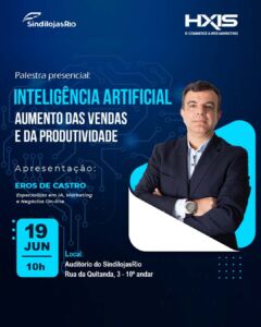 Leia mais sobre o artigo Palestra: Inteligência Artificial para turbinar as vendas