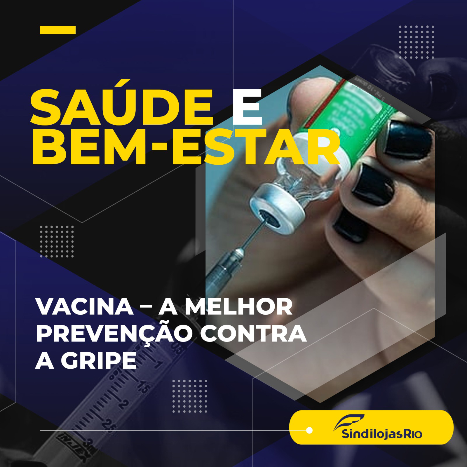 Você está visualizando atualmente Vacina – A melhor  prevenção contra a Gripe