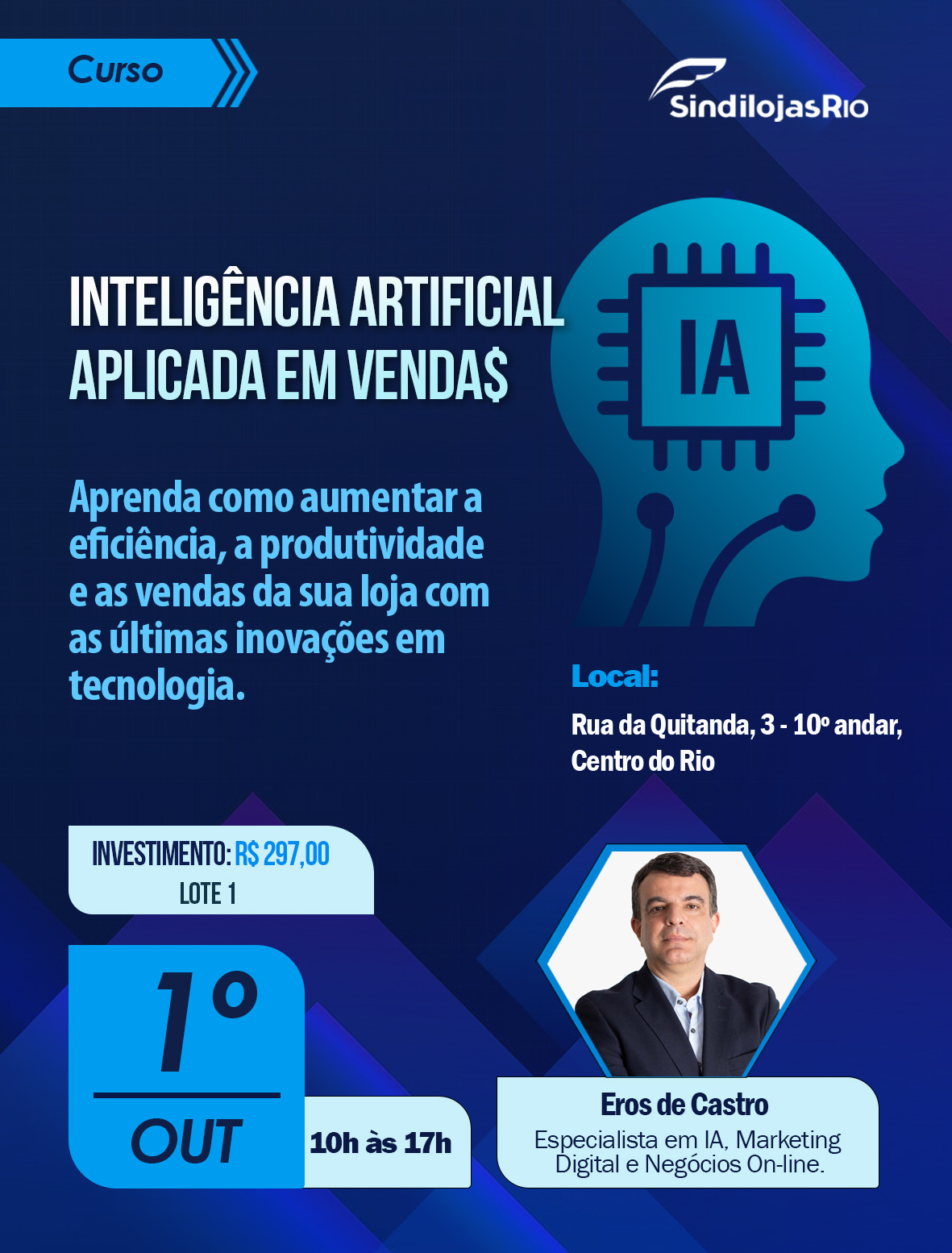 Leia mais sobre o artigo Curso – Inteligência Artificial aplicada em vendas