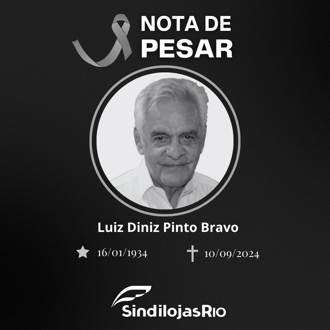 Você está visualizando atualmente Nota de Pesar – Luiz Diniz Pinto Bravo