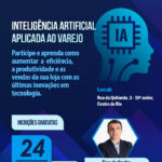 Palestra gratuita – Inteligência Artificial aplicada ao Varejo