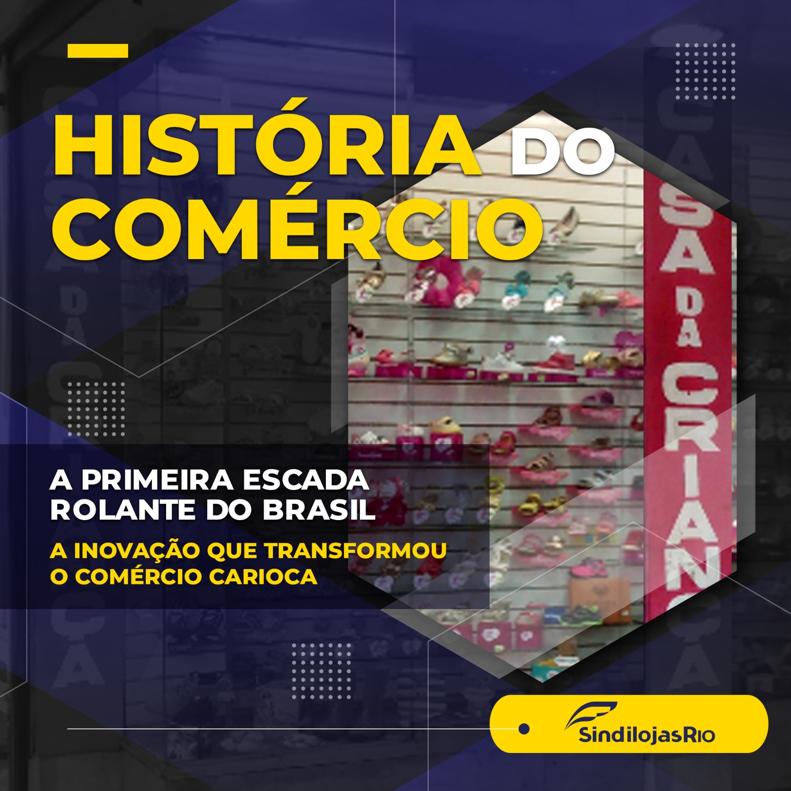 Leia mais sobre o artigo História do Comércio – A Primeira Escada Rolante do Brasil: A Inovação que Transformou o Comércio Carioca