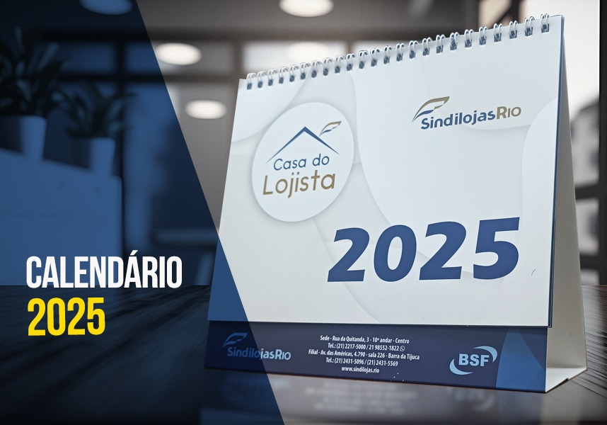 Leia mais sobre o artigo Calendário 2025 já disponível para os associados do SindilojasRio!