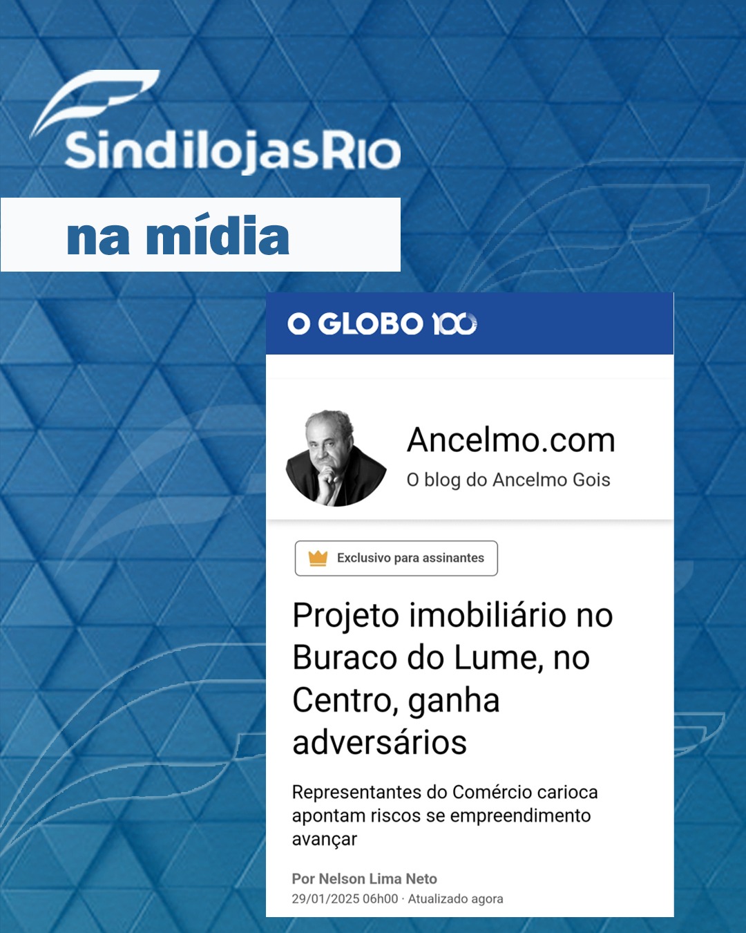 No momento, você está visualizando Construção no Buraco do Lume pode prejudicar o Centro do Rio