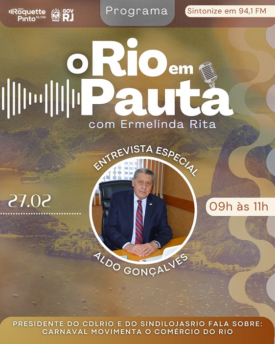 No momento, você está visualizando O Rio em Pauta – Expectativas do comércio do Rio com o carnaval e o funcionamento das lojas