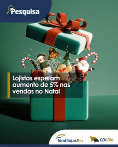 Leia mais sobre o artigo Lojistas esperam aumento de 5% nas vendas no Natal