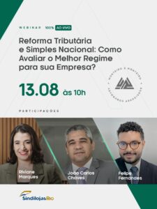 Leia mais sobre o artigo Webinar gratuito sobre Reforma Tributária e Simples Nacional
